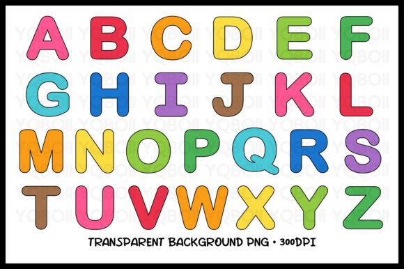 Download Uppercase Alphabet Letters Clipart Set - Uppercase Collection